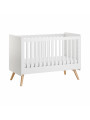 Culla trasformabile in Lettino 70x140 serie Vintage bianco - VOX