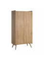 Cameretta completa 3 Pezzi con Culla 70x140 serie Vintage naturale - VOX