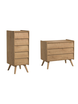Vintage 2 Chest of Drawers natural Set - VOX