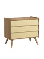 Vintage 2 Chest of Drawers natural / yellow Set - VOX
