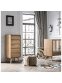 Vintage Cot 60x120 and Tall Chest of Drawers Set - VOX