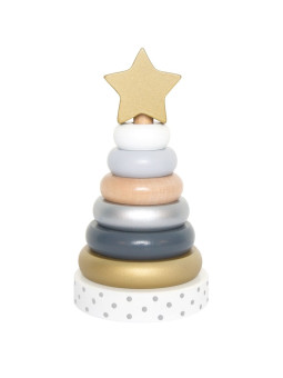 Tower of the Rings Game for Children in Silver Wood