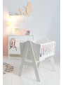 Rocking Cradle 40x90 Lea white - Novelies