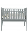 Culla 40x90 Lea grigia - Novelies