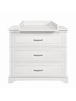 Children's Chest of Drawers Melody white with Changing Table - Novelies