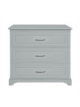 Children's Newborn Chest of Drawers with Changing Table Melody grey - Novelies