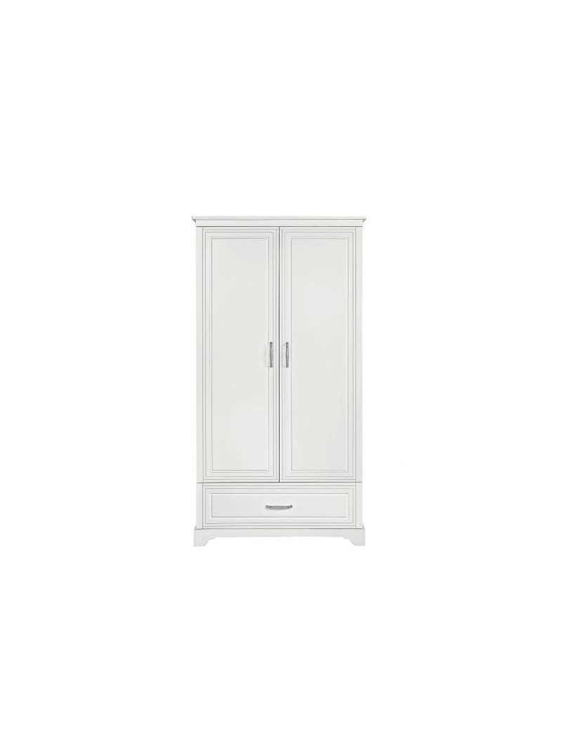 Children Newborn 2-Door Wardrobe Melody white - Novelies