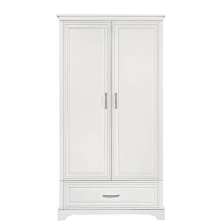 Children Newborn 2-Door Wardrobe Melody white - Novelies