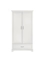 Children Newborn 2-Door Wardrobe Melody white - Novelies