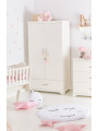 Children Newborn 2-Door Wardrobe Melody white - Novelies