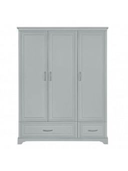 Children's 3-Door Wardrobe Melody grey - Novelies