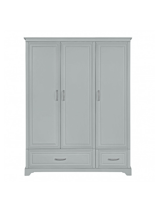 Children's 3-Door Wardrobe Melody grey - Novelies