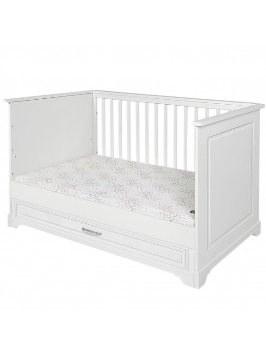 Cradle / Cot Bed / Sofa 70x140 Melody white - Novelies