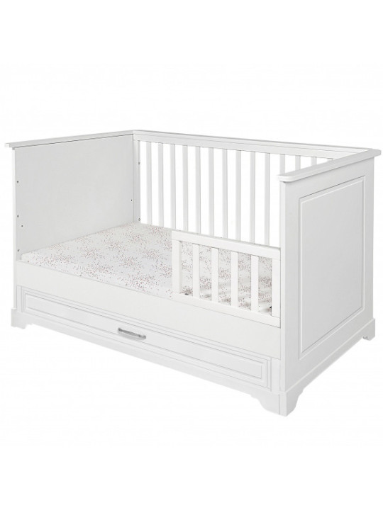 Cradle / Cot Bed / Sofa 70x140 Melody white - Novelies