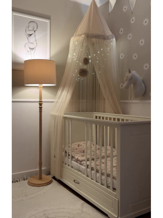 Cradle / Cot Bed / Sofa 70x140 Melody white - Novelies