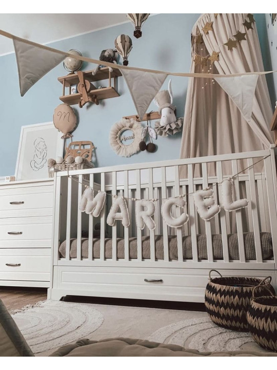 Culla / Lettino / Divanetto 70x140 Melody bianco - Novelies