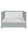 Cradle / Cot Bed / Sofa 70x140 Melody grey - Novelies