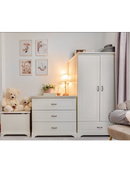 Children's Toy Box Melody white - Novelies