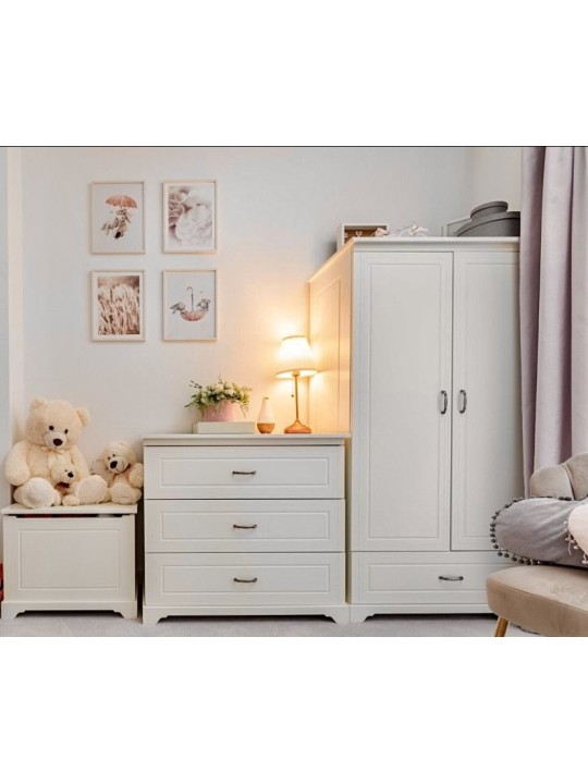 Children's Toy Box Melody white - Novelies