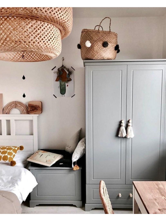 Children's Toy Box Melody grey - Novelies
