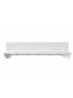 Children's Coat Rack Shelf Melody white - Novelies