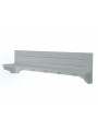 Children's Coat Rack Shelf Melody grey - Novelies