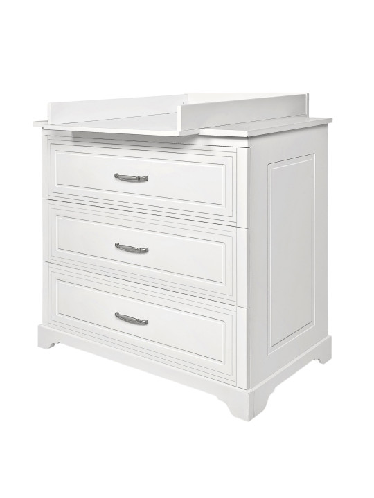 Children's Chest of Drawers Melody white with Changing Table - Novelies