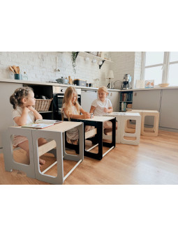Children's Creative Tower 4in1 with Slide and Blackboard