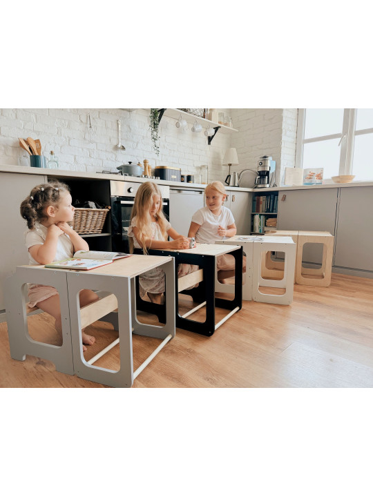 Children's Creative Tower 4in1 with Slide and Blackboard