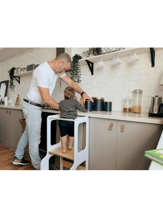 Children's Creative Tower 4in1 with Slide and Blackboard