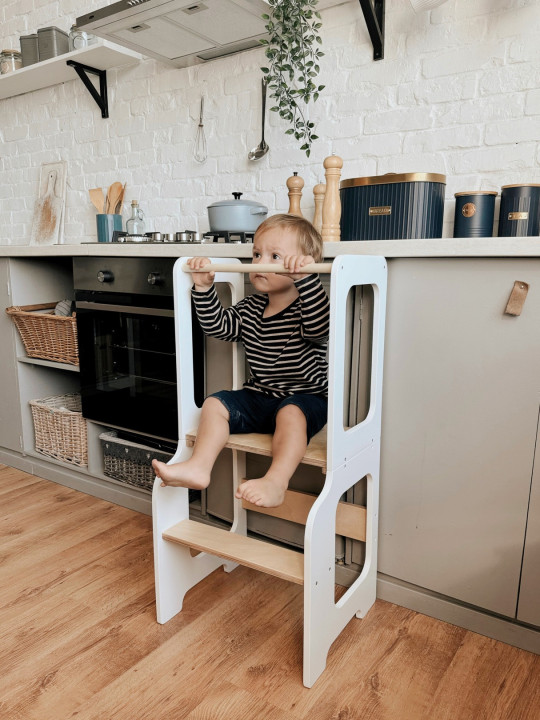 Children's Creative Tower 4in1 with Slide and Blackboard