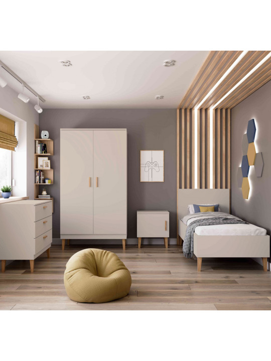Letto singolo per Bambini Kubi cashmere - Kocot Kids