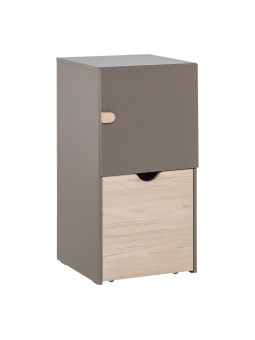 Modular cabinet with removable drawer Stige taupe - VOX