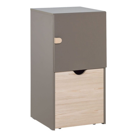Modular cabinet with removable drawer Stige taupe - VOX