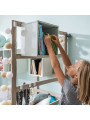 Modular box for Children and Teenagers in natural or blue or pistachio wood Stige collection by VOX