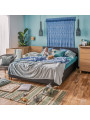 Children's Next to me 70x140 Cot Bed with drawer Simple Oak - VOX