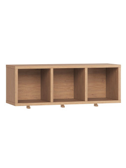 Natural Oak Wood Children's Shelves with Coat Hooks Simple Collection By VOX