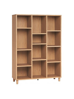 Libreria bassa Low per bambini e ragazzi in legno rovere collezione Simple di VOX