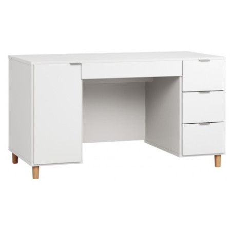 Scrivania 140 serie Simple struttura Bianca per Camerette - VOX