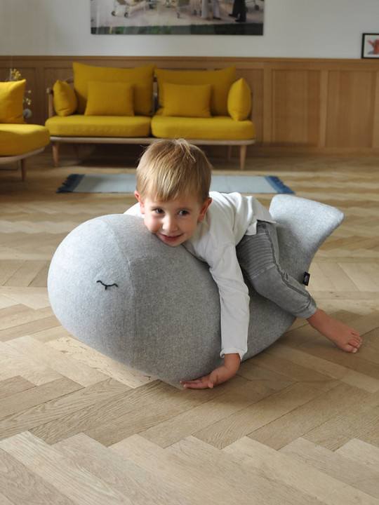 Balena a dondolo Ba - Pouf - Balance Board by Bada & Bou
