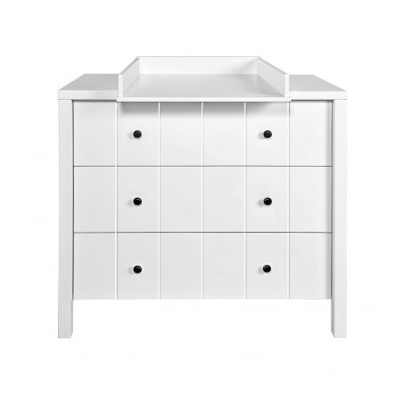 Cassettiera con Fasciatoio Allpin Bianca per Camerette Bambini - Novelies