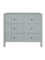 Cassettiera con Fasciatoio Allpin Grigia - Novelies