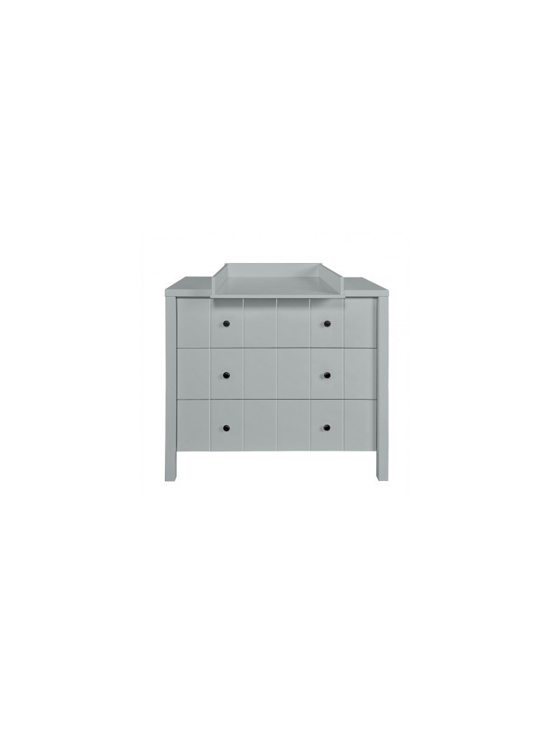 Cassettiera con Fasciatoio Allpin Grigia - Novelies