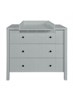 Cassettiera con Fasciatoio Allpin Grigia - Novelies