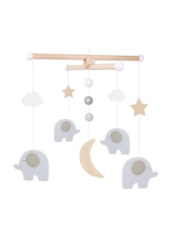 Mobile for Cradle and Bed with Elephants