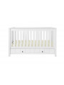 Newborn Children Kids Cot Bed / Sofa 70x140 Allpin White - Novelies