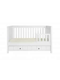 Culla / Lettino / Divanetto 70x140 per Bambini e Neonati Allpin bianco - Novelies