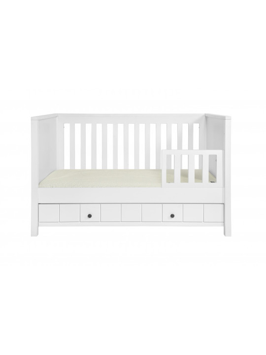 Culla / Lettino / Divanetto 70x140 per Bambini e Neonati Allpin bianco - Novelies