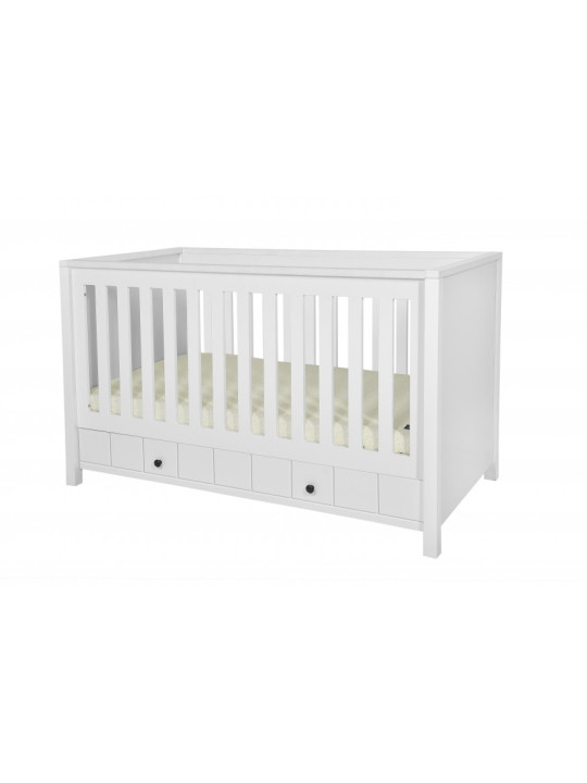 Culla / Lettino / Divanetto 70x140 per Bambini e Neonati Allpin bianco - Novelies