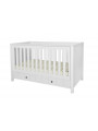 Newborn Children Kids Cot Bed / Sofa 70x140 Allpin White - Novelies